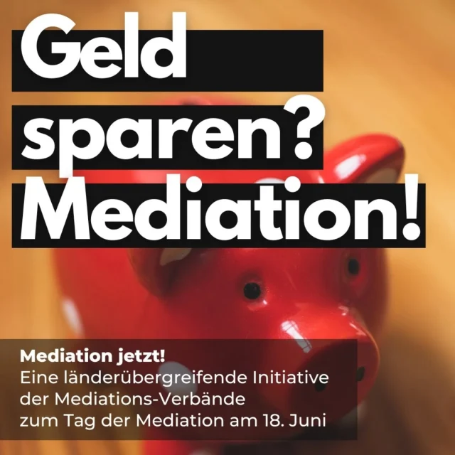 ✨ Geld sparen? Mediation! ✨

Heute ist der 18.01.2025 – nur noch 5 Monate bis zum Tag der Mediation am 18. Juni! 🚀 Die Kampagne „Mediation jetzt!“ läuft auf Hochtouren und rückt Monat für Monat die Vorteile der Mediation ins Rampenlicht. 🌍💼

💡 Warum Mediation bares Geld spart?

💚 Kürzere Verfahren: Konflikte werden effizienter gelöst als in langwierigen Gerichtsprozessen.
Weniger Nebenkosten: Keine teuren Gerichtskosten oder Anwaltsketten – der Fokus liegt auf einer schnellen Einigung.
💚 Nachhaltige Lösungen: Dauerhafte Ergebnisse reduzieren die Wahrscheinlichkeit künftiger Konflikte und deren Kosten.
💚 Flexibilität: Individuell angepasste Lösungen verhindern finanzielle Überraschungen.

Wir Mediator:innen arbeiten daran, Konflikte konstruktiv und kosteneffizient zu lösen. Jede Einigung, die durch Mediation erzielt wird, zeigt, dass Kooperation günstiger (und effektiver) ist als Konfrontation.

🗓 Markiert euch den 18. Juni fett im Kalender – gemeinsam machen wir Mediation sichtbar! 💬✨
Schreibt mir gerne, wenn ihr mehr darüber erfahren wollt, wie Mediation nicht nur Konflikte, sondern auch eure Ausgaben reduziert. 💸

#MediationJetzt #TagDerMediation #GeldSparen #Konfliktlösung #Wirtschaftsmediation #Mediationsszene #FriedlicheLösungen #PositiveVeränderung #MediationDACH #DialogFördern #ZusammenArbeiten
